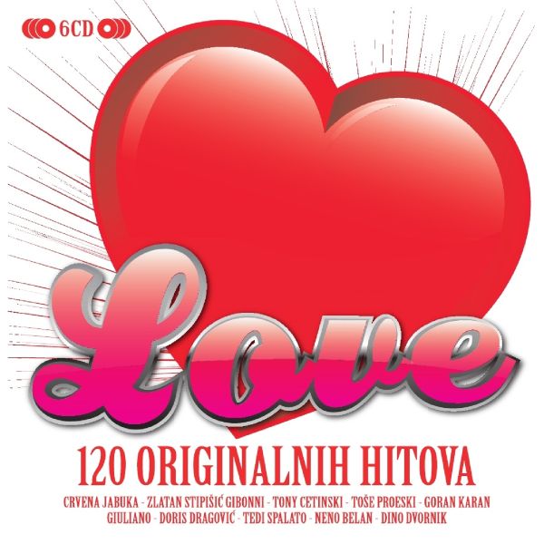 RAZNI IZVOĐAČI – LOVE –  6CD BOX